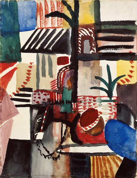 Homem com o burro – August Macke August Macke Master Apollon