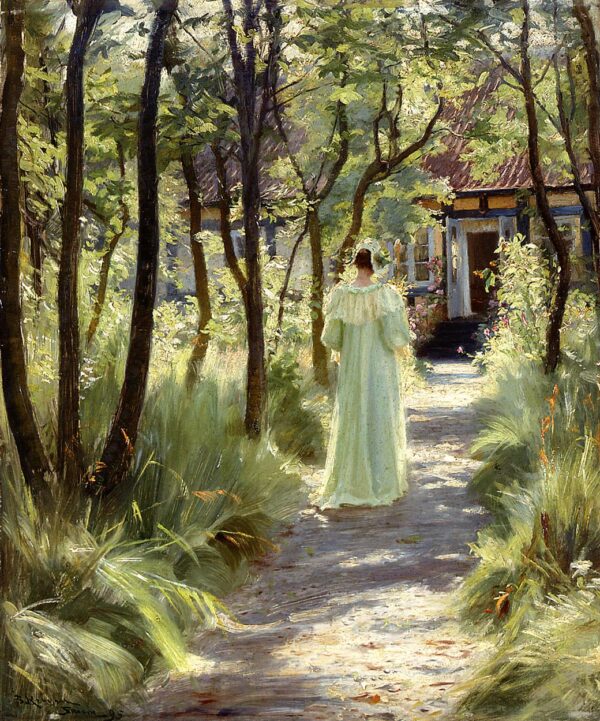 Marie no Jardim – Peder Severin Kroyer Peder Severin Krøyer Master Apollon