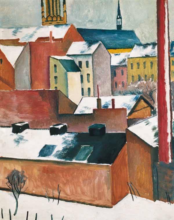 Maris-igreja na neve – August Macke August Macke Master Apollon