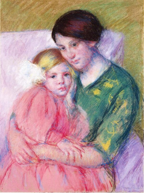 Leitura da mãe e da criança – Mary Cassatt Mary Cassatt Master Apollon