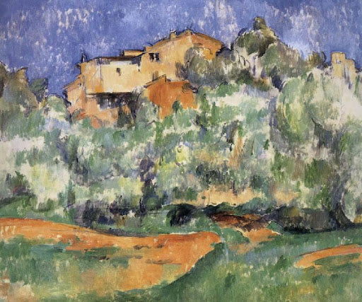 A casa de Bellevue, 1888 – Paul Cézanne Paul Cézanne Master Apollon