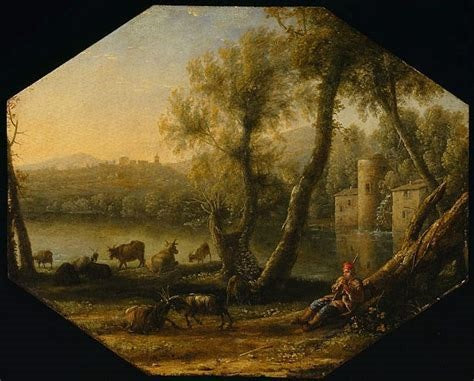 Paisagem Pastoral – Claude Lorrain Claude Lorrain Master Apollon