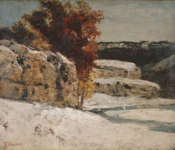 Paisagem de Inverno – Gustave Courbet Gustave Courbet Master Apollon