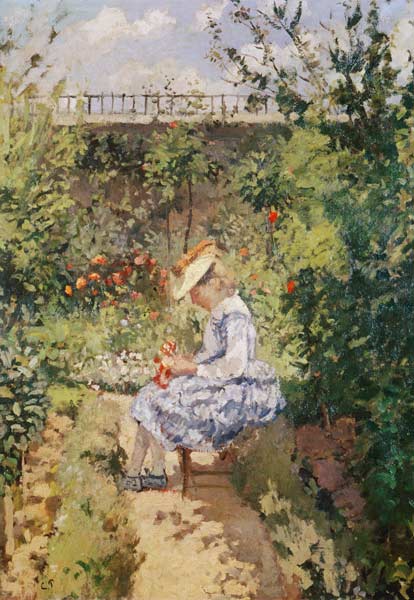 Menina em um Jardim – Edouard Manet Édouard Manet Master Apollon