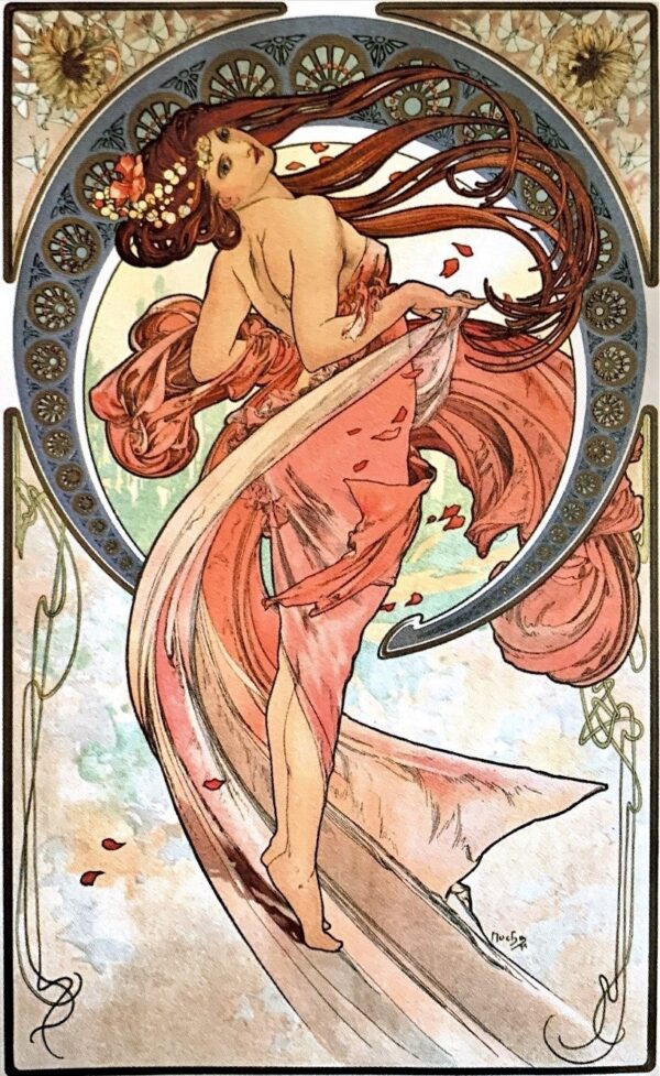 Quatro artes: A dança – Mucha Alphonse Mucha Master Apollon