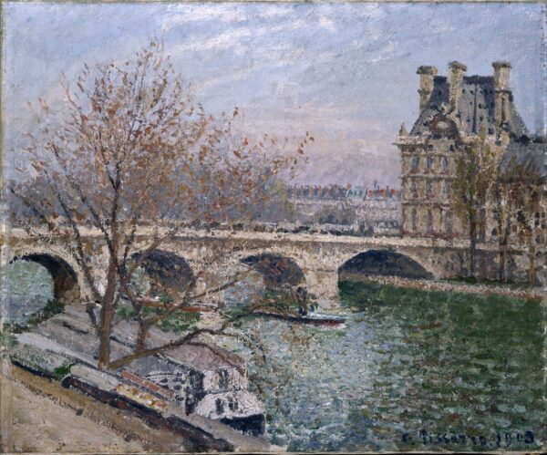 O Ponte-Royal e o Pavilhão de Flore – Camille Pissarro Camille Pissarro Master Apollon