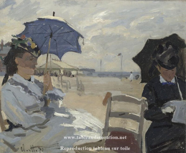 A Praia em Trouville – Claude Monet Claude Monet Master Apollon