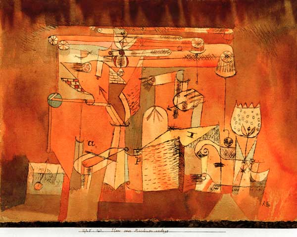 Plano de uma fábrica de máquinas – Paul Klee Paul Klee Master Apollon