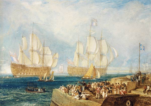 Reboque no Porto de Plymouth – William Turner William Turner Master Apollon