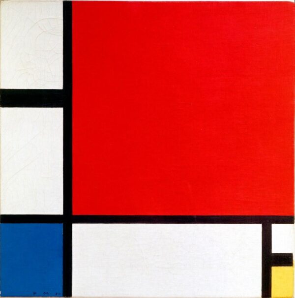 Composição com vermelho, azul e amarelo – Mondrian Piet Mondrian Master Apollon