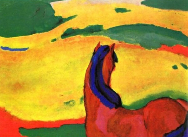 Cavalo em uma paisagem – Franz Marc Franz Marc Master Apollon