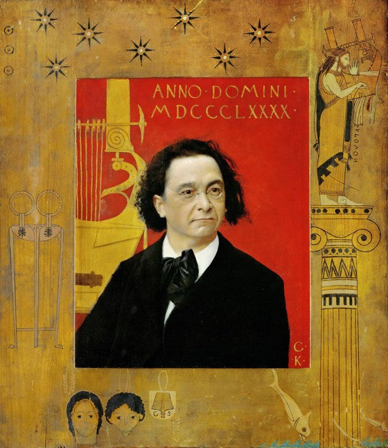 Retrato de Joseph Pembaur, o pianista e compositor – Gustav Klimt Gustav Klimt Master Apollon