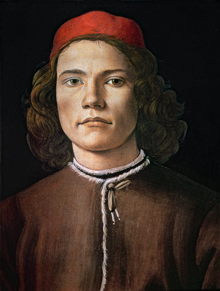 Retrato de jovem homem – Sandro Botticelli Sandro Botticelli Master Apollon