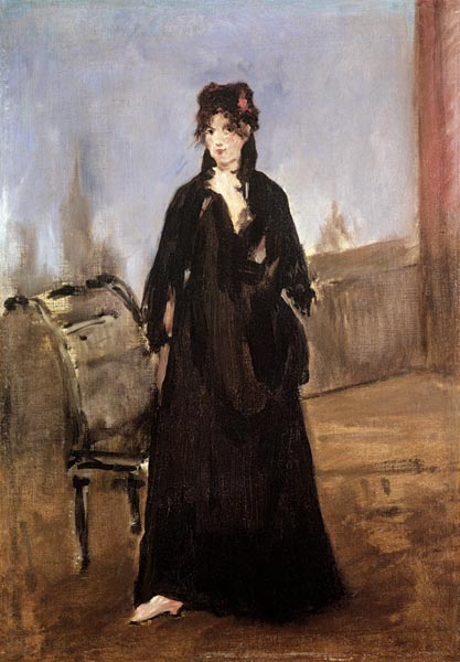 Retrato de Berthe Morisot em sapatos rosas – Edouard Manet Édouard Manet Master Apollon