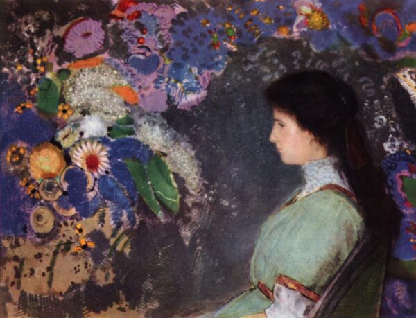 Retrato de Violette Heymann – Odilon Redon Odilon Redon Master Apollon