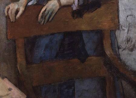 Retrato de Hélène Rouart no escritório de seus pais, detalhe da cadeira – Edgar Degas Edgar Degas Master Apollon