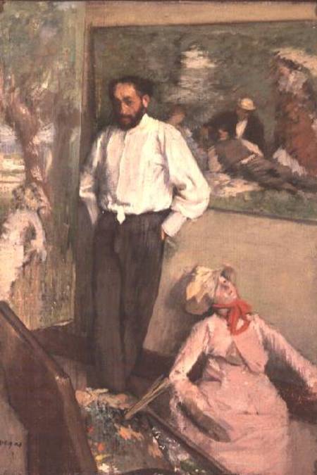 Retrato de Henri Michel-Levy em seu ateliê – Edgar Degas Edgar Degas Master Apollon