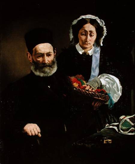 Retrato de Monsieur e Madame Auguste Manet – Edouard Manet Édouard Manet Master Apollon