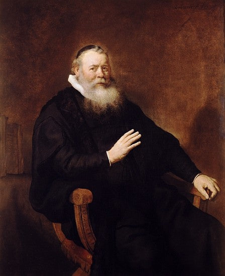 Retrato do pastor Eleazer Swalmius, 1637 – Rembrandt van Rijn Rembrandt van Rijn Master Apollon