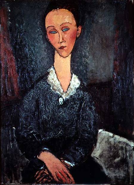 Retrato de uma mulher com colarinho branco – Amadeo Modigliani Non classé Master Apollon