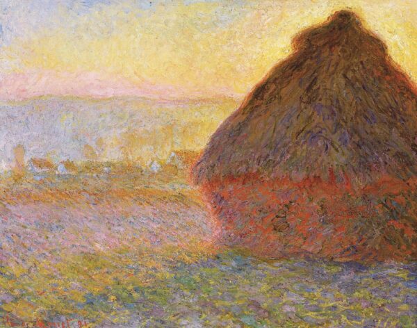 Meule, crepúsculo – Claude Monet Claude Monet Master Apollon