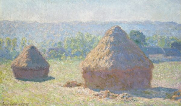 Meules, fim do verão de Claude Monet As pedras de moinho de Claude Monet Master Apollon