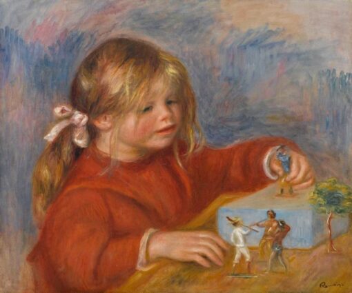Claude Renoir em processo de tocar, por volta de 1905 – Pierre-Auguste Renoir Pierre-Auguste Renoir Master Apollon 2