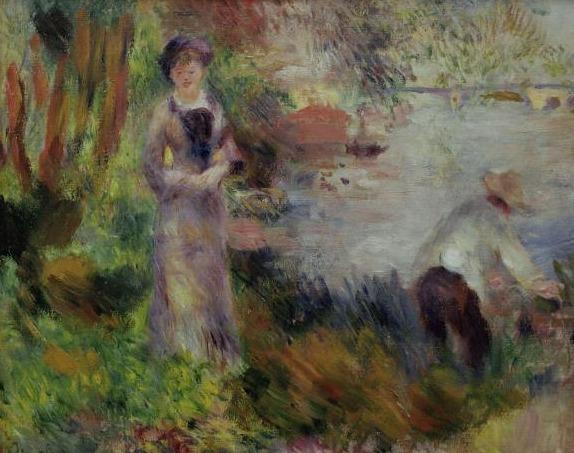 Às Margens do Sena em Argenteuil, 1878 – Pierre-Auguste Renoir Pierre-Auguste Renoir Master Apollon