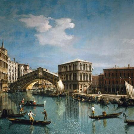 A ponte de Rialto, Veneza de Giovanni Antonio Canal Giovanni Antonio Canal Master Apollon