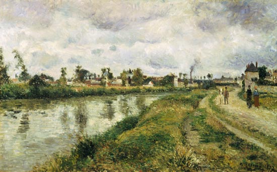 Paisagem Fluvial Perto de Argenteuil – Camille Pissarro Camille Pissarro Master Apollon