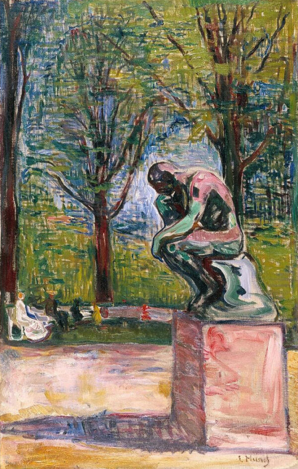 O pensador de Rodin – Edvard Munch Edvard Munch Master Apollon