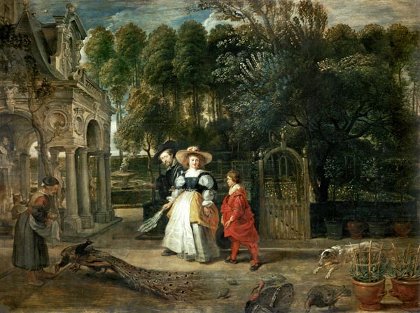 Rubens em seu jardim com Hélène Fourment – Peter Paul Rubens Peter Paul Rubens Master Apollon