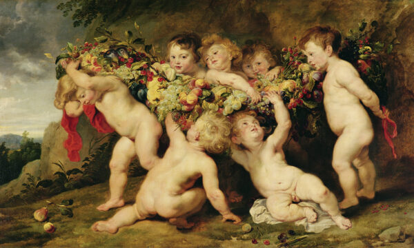 O Coroa de Frutas. (desfiando Snyders) – Peter Paul Rubens Peter Paul Rubens Master Apollon