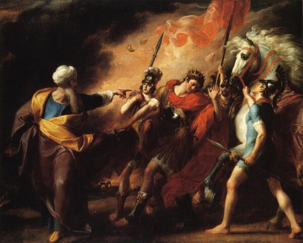 Saul repreendido por Samuel por não ter obedecido aos mandamentos do Senhor – John Singleton Copley John Singleton Copley Master Apollon