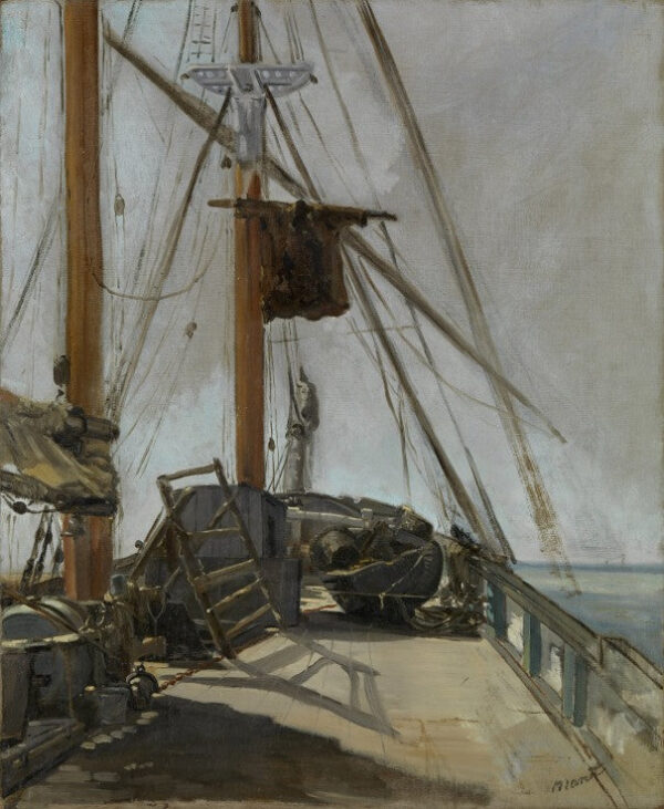 A ponte do navio – Edouard Manet Édouard Manet Master Apollon