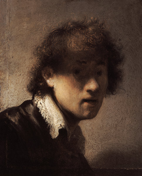 Autorretrato em uma idade jovem – Rembrandt van Rijn Rembrandt van Rijn Master Apollon