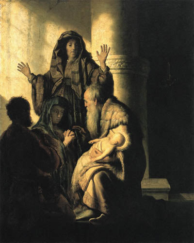 Simão no templo II – Rembrandt van Rijn Rembrandt van Rijn Master Apollon