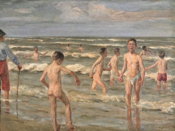 Banho dos meninos – Max Liebermann Max Liebermann Master Apollon