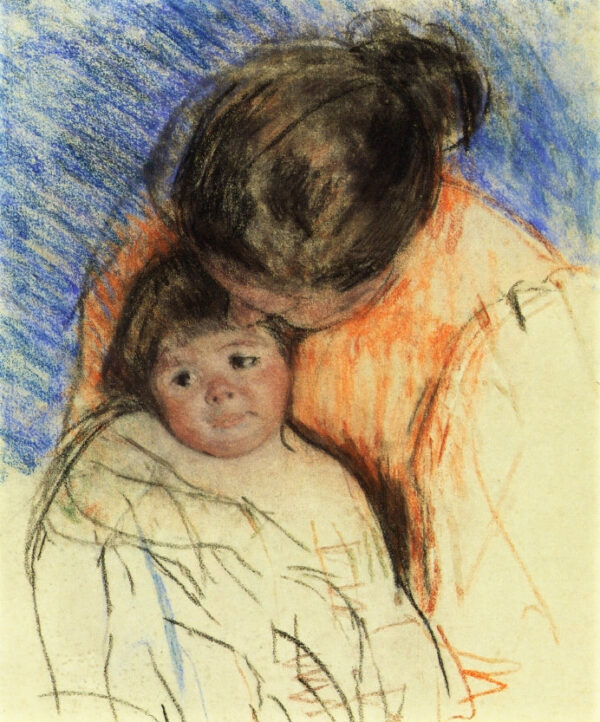 Esboço da mãe olhando para Thomas – Mary Cassatt Mary Cassatt Master Apollon