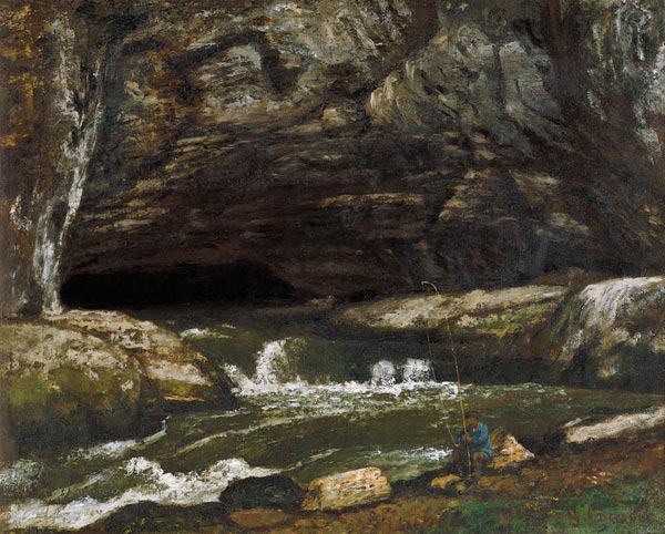 A Fonte da Loue ou A Gruta Sarrazine – Gustave Courbet Gustave Courbet Master Apollon