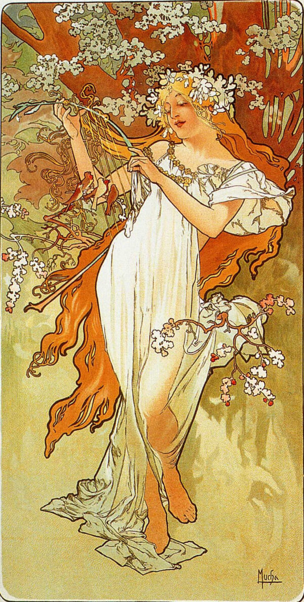 Primavera – Mucha Alphonse Mucha Master Apollon