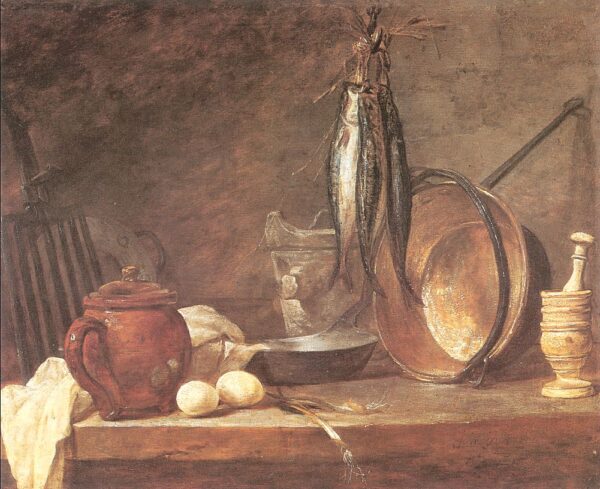 Natureza morta: Menu do dia de jejum – Jean Siméon Chardin Jean Siméon Chardin Master Apollon