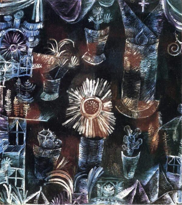 Vida com a floração do cardo – Paul Klee Paul Klee Master Apollon