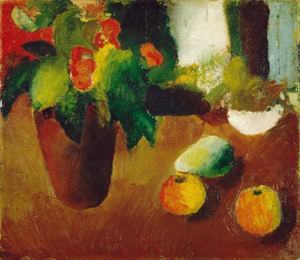 Natureza morta com begônias – August Macke August Macke Master Apollon