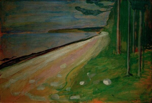 Praia perto de Asgardstrand – Edvard Munch Edvard Munch Master Apollon