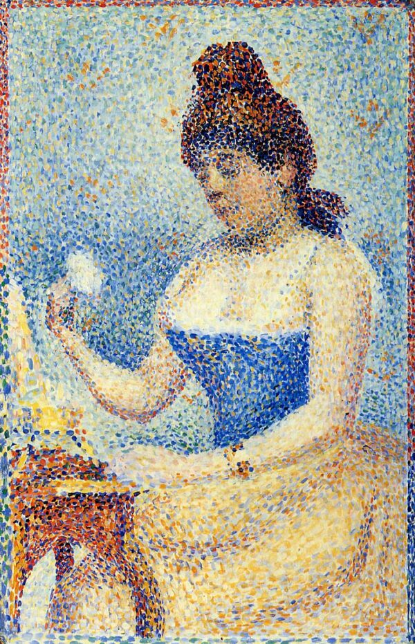 Estudo para “Jovem mulher se empoadrando” – Georges Seurat Georges Seurat Master Apollon