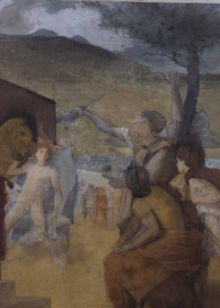 Estudo para uma pintura clássica – Edgar Degas Edgar Degas Master Apollon