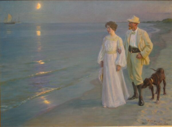 Noite de verão na praia de Skagen – Peder Severin Kroyer Peder Severin Krøyer Master Apollon