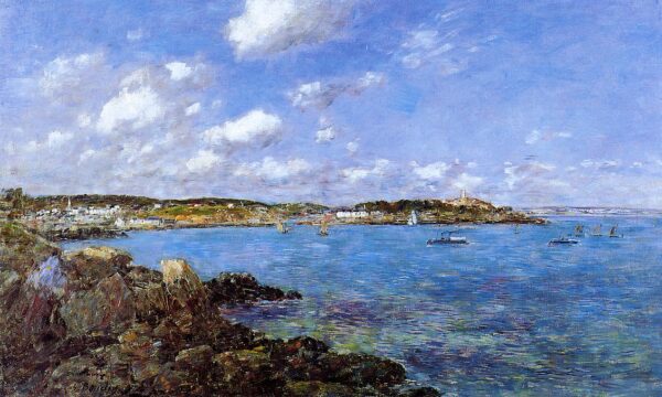 A baía de Douarnenez – Eugène Boudin Eugène Boudin Master Apollon