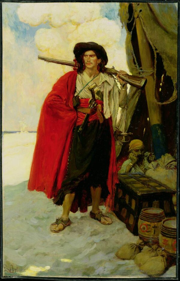 O Bucaneiro Era um Tipo Pitoresco – Howard Pyle Howard Pyle Master Apollon